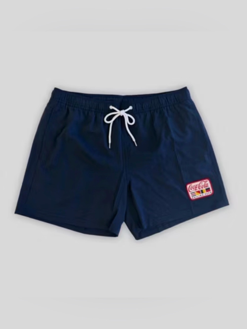 Men's Coca-Cola 5'' Swim Trunks - Navy Blue